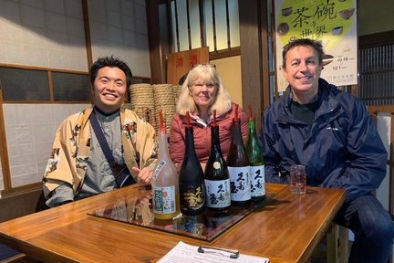 Visite de la brasserie de saké à Takayama