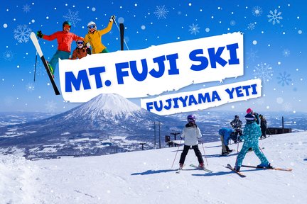 Mt. Fuji - Fujiyama Snow Ski Resort Yeti Day Trip from Tokyo