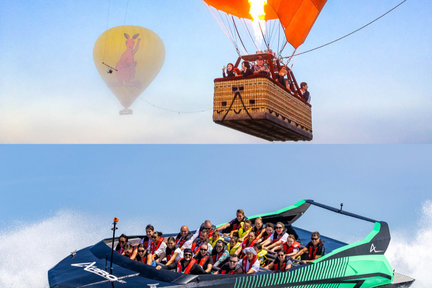 Gold Coast Hot Air Balloon Ride + FREE Arro Jet Boat