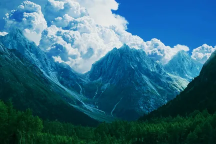 Sichuan Bipenggou Snow Mountain Fairy Tale World 1-Day Tour Chinese-English Bilingual Tour (Highland Flower Sea + Primeval Forest + Highland Snow Mountain + Chengdu Round Trip)