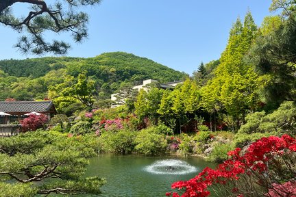 Hwadam Botanic Garden, Gwangmyeong Cave & Korean Folk Village Day Tour