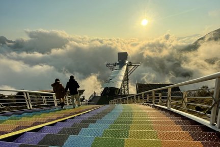 Visite privée de la cascade d'argent de Sapa et du Cloud Dragon Skywalk