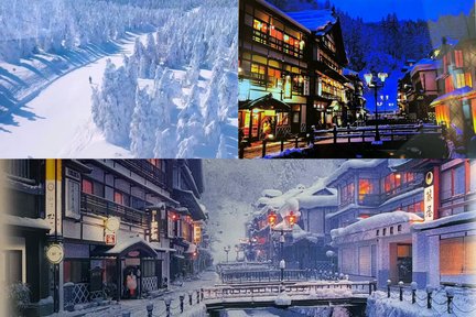 [Two-day tour in Northeast Japan] Ginzan Hot Spring, Zao Ice Tree, Fox Village, Ouchijuku｜(Depart from Shinjuku)