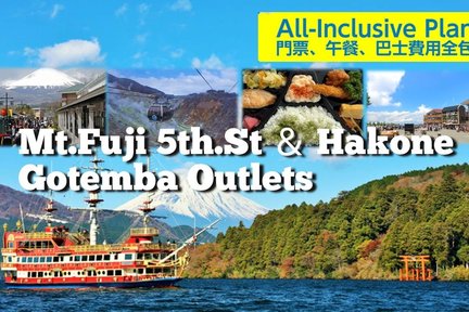 Excursion d'une journée au mont Fuji et à Hakone au départ de Tokyo