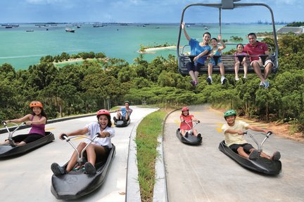 Ticket für die Skyline Luge Singapore