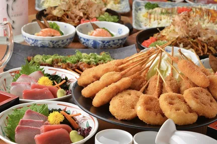 Nihonichinokushikatsu - Kushikatsu Jepun Goreng (Osaka Shin-Imamiya)