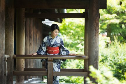 Sesión de fotos con kimono en Kioto