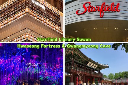 Tour Thư Viện Starfield Suwon + Pháo Đài Hwaseong + Hang Gwangmyeong