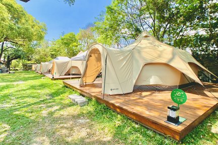 Camping Nantou | Camping en el bosque Yuanxi | Experiencia de campamento de lujo con una sola parada y una sola comida | Té de la tarde de cortesía