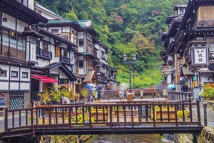 Yamagata Temple Risshakuji Temple & Ginzan Onsen Day Tour (Depart from Sendai)