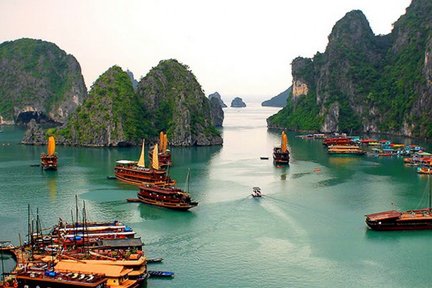 [Percorso 1] Tour di un giorno per piccoli gruppi nella baia di Halong con Dragonfly Cruise