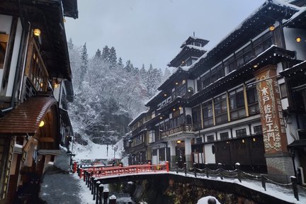 Zao Fox Village & Ginzan Onsen One Day Bus Tour