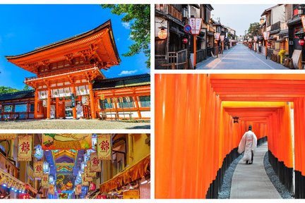 Kyoto City, Nishiki Market & Kyoto Shrines One Day Tour