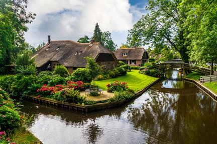 Excursion d'une journée à Giethoorn avec visite des canaux au départ d'Amsterdam