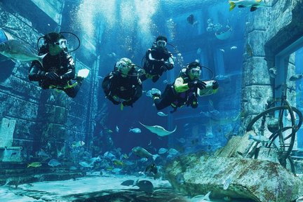 Expérience de plongée sous-marine Atlantis au Lost Chambers Aquarium de Dubaï