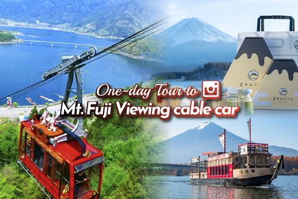 Mount Fuji Sightseeing and Ropeway experience instagrammable tour