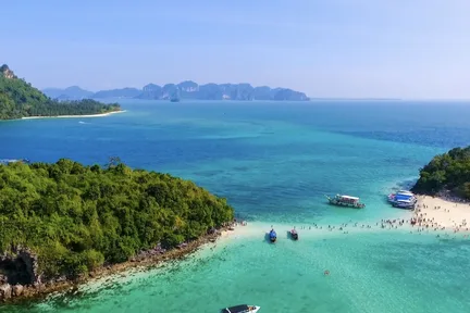 Krabi Private Boat Islands Hopping:Phi Phi,4 Islands or Hong Islands