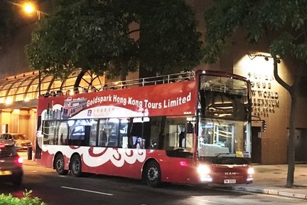 香港开蓬观光巴士游｜游览山顶缆车 / 庙街夜市