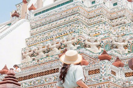 Visite du Grand Palais, du marché Maharaj et du Wat Arun