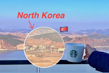 Closest Starbucks to DMZ with North Korea View & Suspension Bridge 