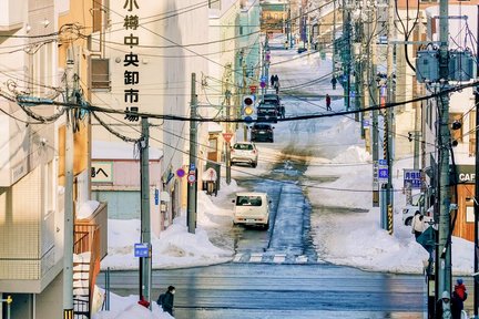 [벚꽃 시즌 한정] 홋카이도 오타루 낭만 벚꽃 여행｜테미야 공원 & 오타루 운하 & 후나미자카 & 텐구야마