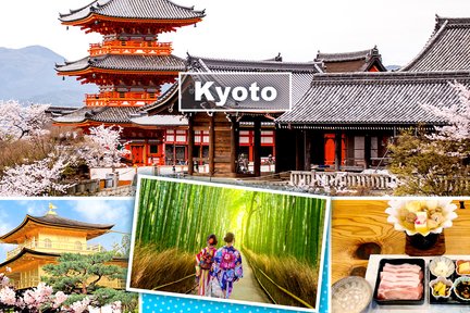 Tour Ngày Tham Quan Kinkakuji & Kiyomizudera Từ Osaka/Kyoto Ăn Trưa