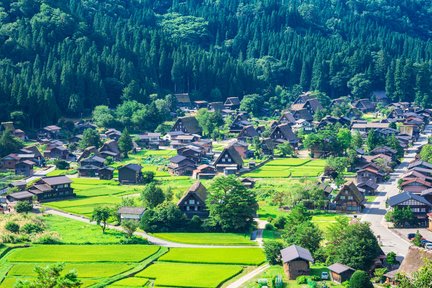 A one-day trip to Shirakawago to visit Gujo Hachiman and Hida Takayama (departing from Nagoya)