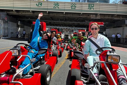 Esperienza di go-kart su strada a Shibuya con l'originale Street Kart