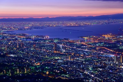 Lawatan Sehari Melihat Pemandangan Malam Mt. Rokko dari Osaka