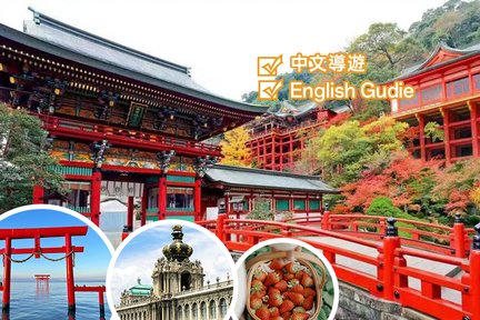 Kyushu Winter Limited Strawberry Picking Day Tour｜Arita Ceramic Park & Yutoku Inari Shrine & Oo Shrine Day Tour (Depart from Fukuoka)