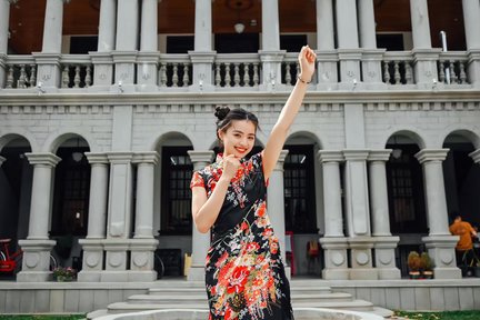 Entrada al sitio histórico de Jukuiju en Taichung