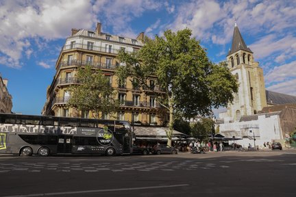 Pengalaman Makan dan Bersiar-siar Saint-Germain 1920 Bus di Paris