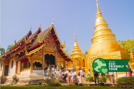 Visita guiada a pie por la ciudad antigua y los templos de Chiang Mai: 2 horas