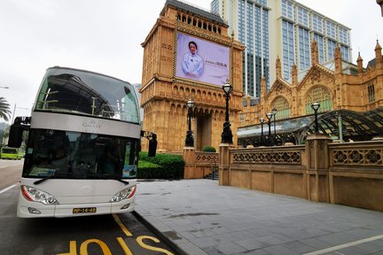 Lawatan Bas Hop-On Hop-Off Bumbung Terbuka di Macau