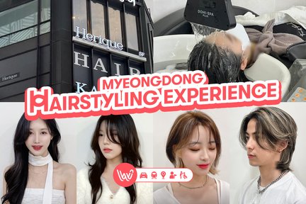 Myeong-dong Hairstyling Experience at Herique (Franck Provost)