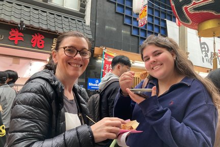 Ville d'Osaka, château d'Osaka, marché Kuromon, visite de Dotonbori et Shinsaibashi