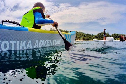 Kayaking di Tanjung Aru Beach Kota Kinabalu