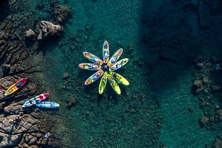 Ruifang, New Taipei | Capybara Junyan (Elephant Trunk Rock) SUP stand-up paddle | Professional aerial photography