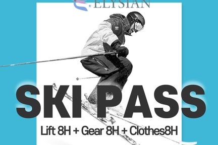 Vé Trượt tuyết & Snowboard Khu nghỉ dưỡng Trượt tuyết Elysian (Cáp treo, Quần áo, Dụng cụ)