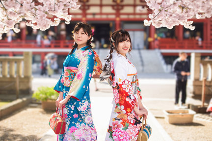 Expérience de location de kimono à Asakusa