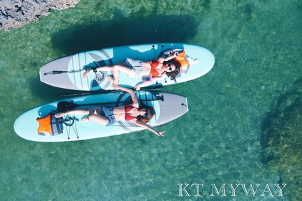 Trải nghiệm chèo SUP và chèo thuyền kayak tại Wanlitong/Houti Lake/Little Bali ở Kenting