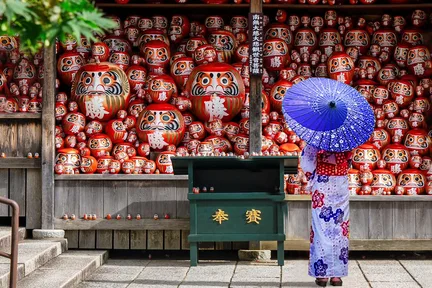 【大阪&京都名胜景点一日游】胜尾寺祈愿&金阁寺巡礼&岚山渡月桥&和服森林&竹林小径&野宫神社（大阪或京都出发）