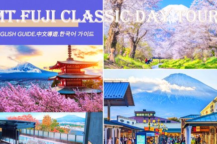 Mt. Fuji, Oshino Hakkai & Gotemba Outlets/Hot Springs Day Tour (Depart from Tokyo)