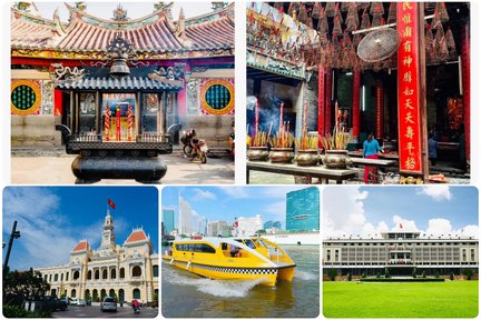 Saigon City Highlight & Chinatown Day Tour with Water Bus Experience