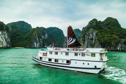 [Percorso 2] Crociera deluxe 2 giorni 1 notte nella baia di Ha Long con Bhaya Legend Cruise