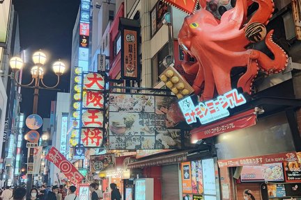 Osaka & Dotonbori Food Tour Tailored to your Taste (4 Hours)