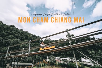 Lawatan Separuh Hari ke Chiang Mai Jungle Coaster, Giant Swing dan Jungle De Cafe