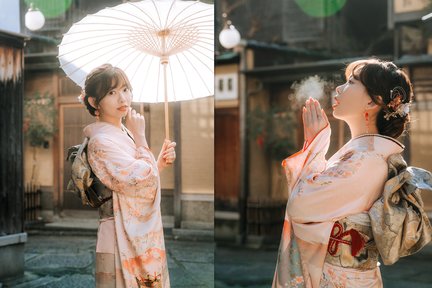 Kyoto｜Kimono photo shooting experience