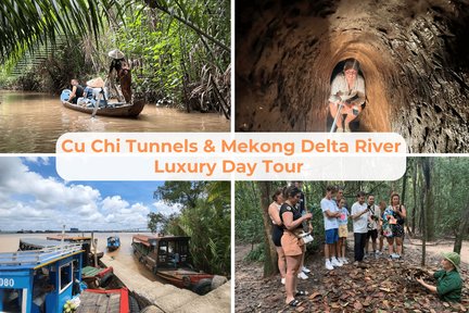 古芝地道 (Cu Chi Tunnels) 與湄公河三角洲 (Mekong Delta) 胡志明市出發豪華一日遊