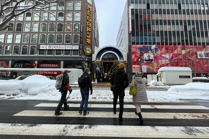 Visite du marché Nijo et de la rue Tanukikoji à Sapporo